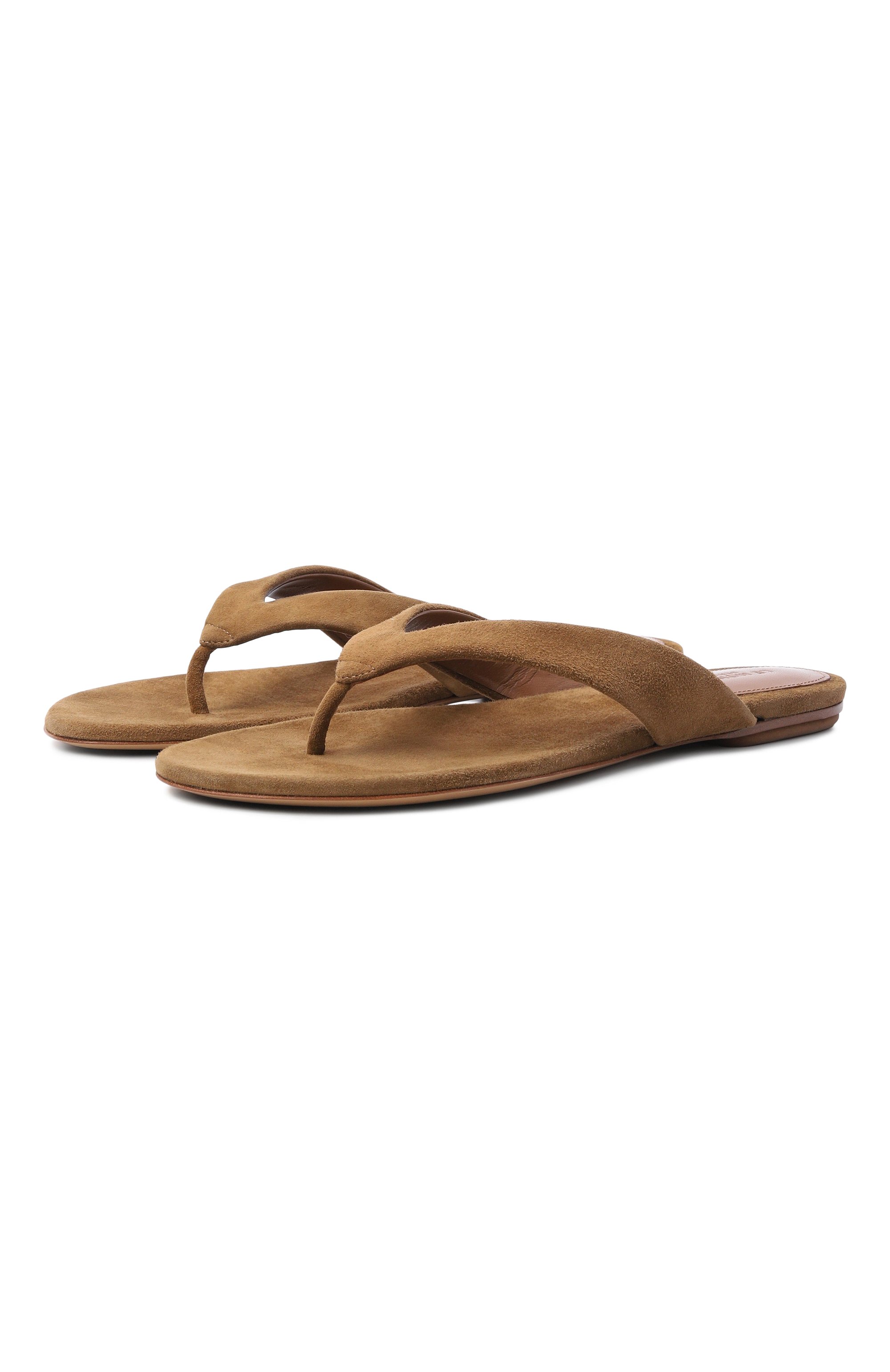 Замшевые шлепанцы LE MONDE BERYL светло-коричневого цвета по цене 67000 руб., арт. FTS-SUE-TAU, фото 1 Замшевые шлепанцы LE MONDE BERYL, арт. FTS-SUE-TAU, фото 1