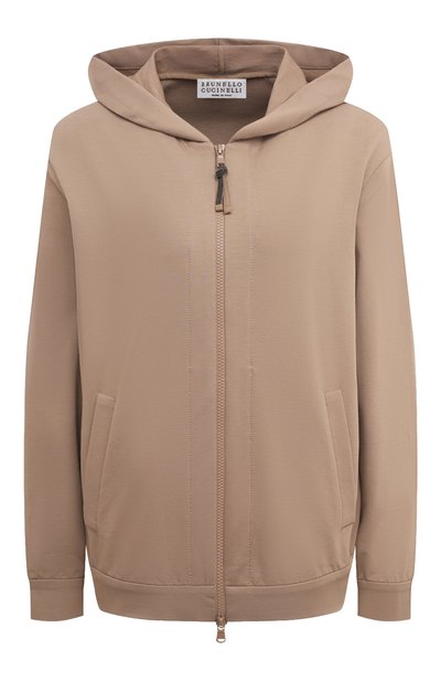 Женский хлопковая толстовка BRUNELLO CUCINELLI, арт. MH827B1190