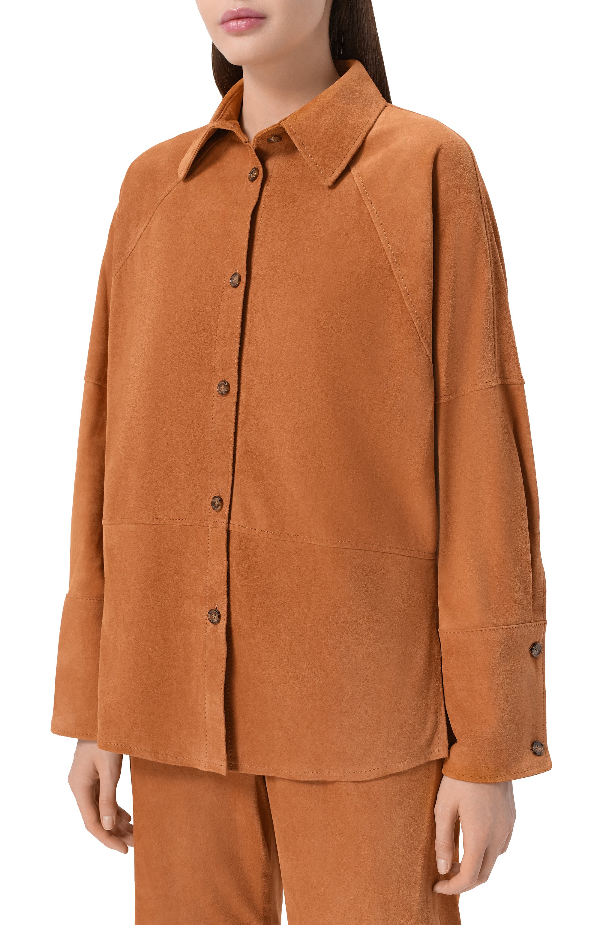 Замшевая рубашка ERIKA CAVALLINI, арт. P6SW02, фото 3