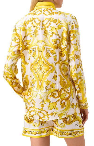 Шелковая блузка DOLCE & GABBANA, арт. F5J51T/HI1TK, фото 4
