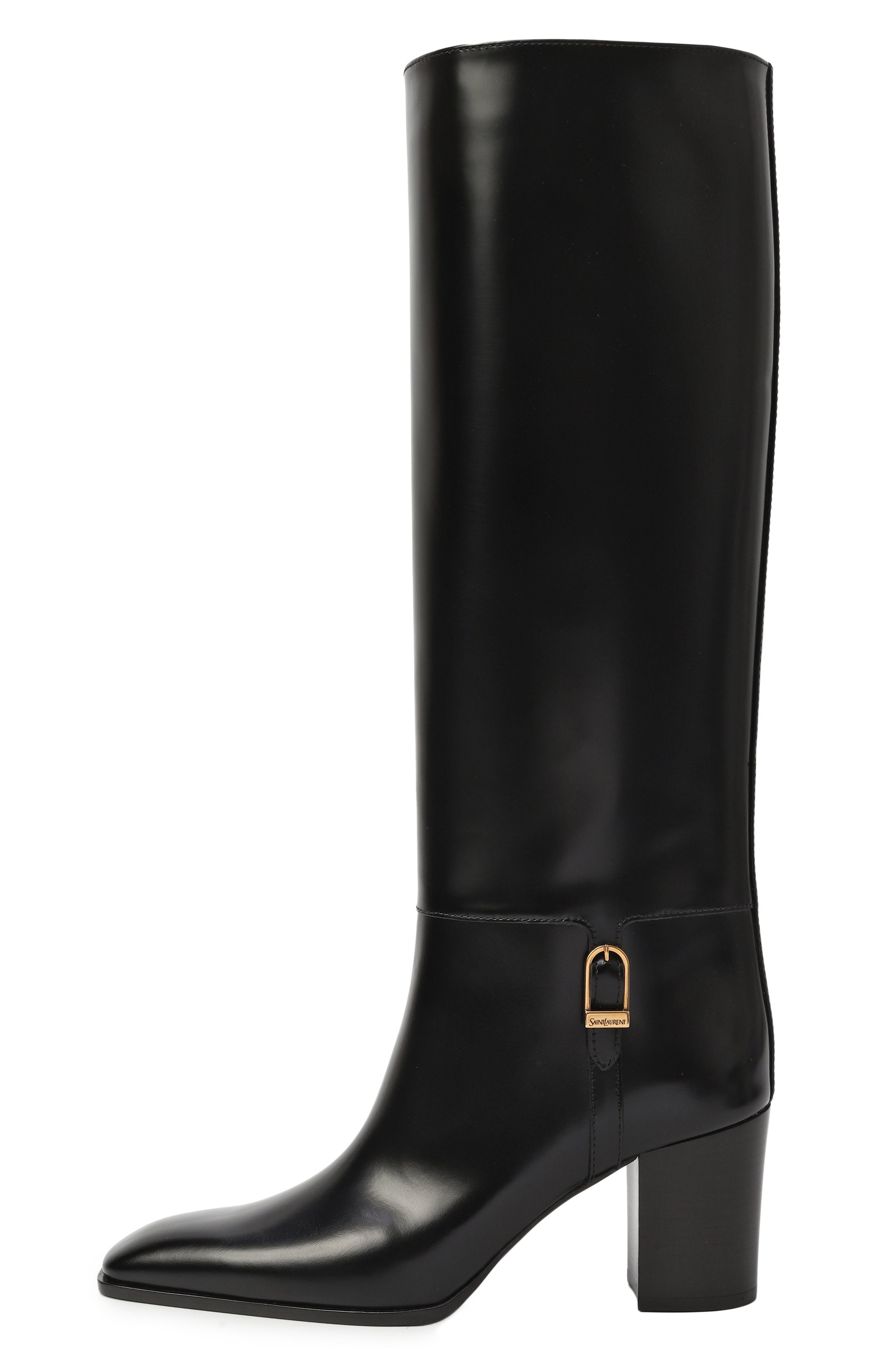 Кожаные сапоги julia 70 SAINT LAURENT, арт. 818207/AAEHR, фото 4