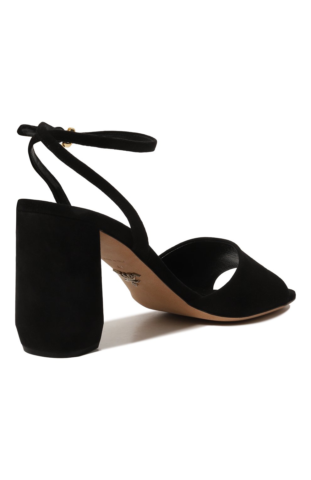 Замшевые босоножки PRADA, арт. 1X676L-008-F0002-085, фото 5