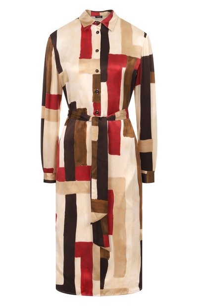 Женское атласное платье KITON, арт. D57304K0926E09