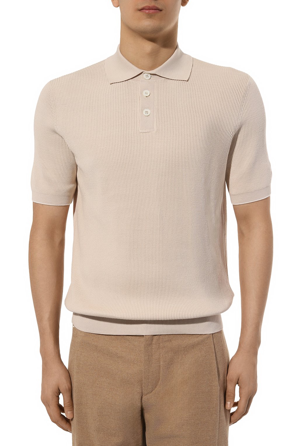 Хлопковое поло BRUNELLO CUCINELLI, арт. M2900B2019, фото 3