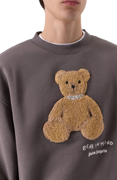 Хлопковый свитшот PALM ANGELS, арт. PMBA08HF25FLE004, фото 5