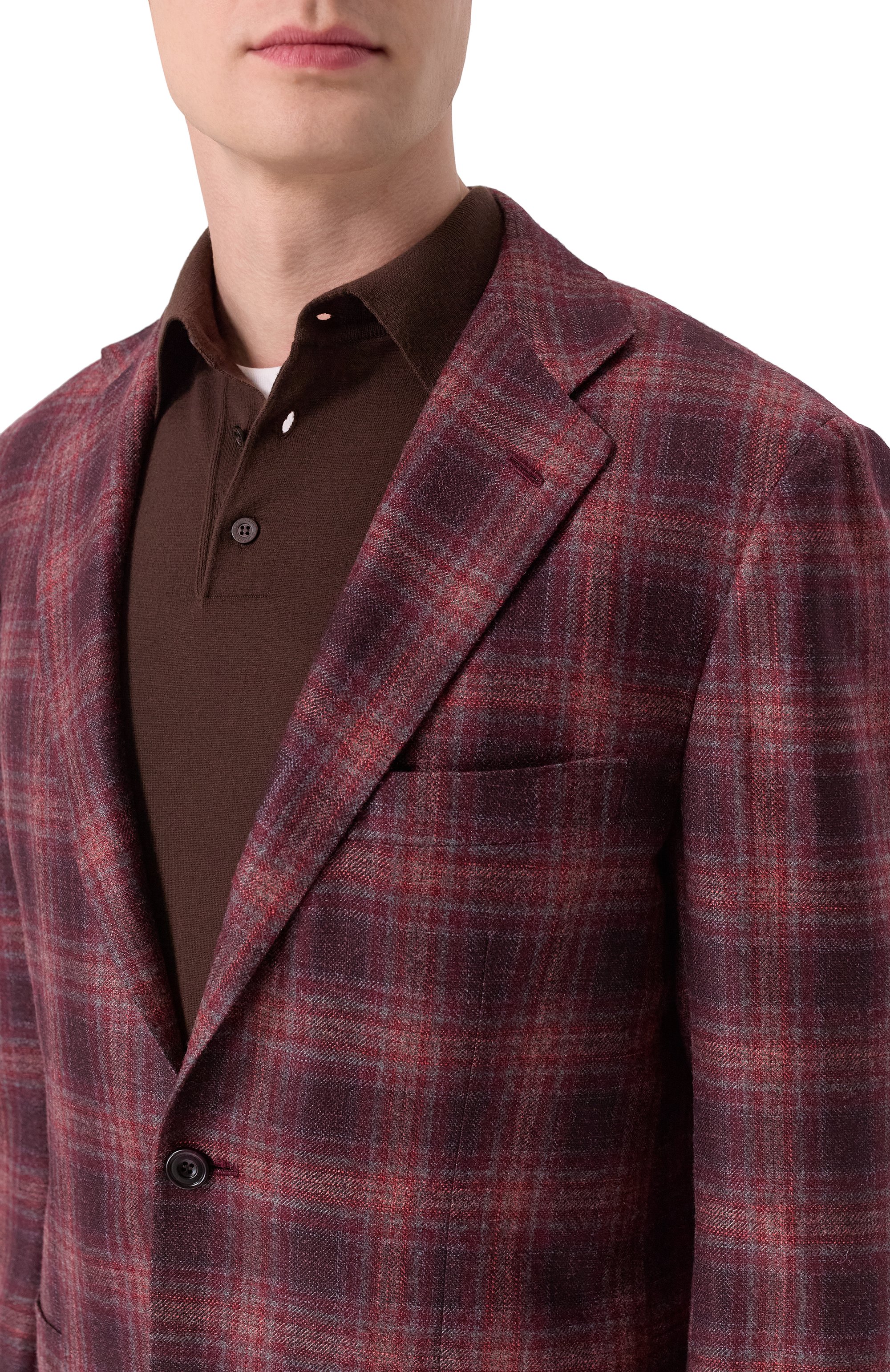 Пиджак из шерсти и кашемира KITON, арт. UG81K0144G18, фото 6