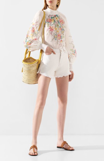 Шорты из смеси хлопка и льна TWO WOMEN IN THE WORLD, арт. D0NY/Y175J, фото 2