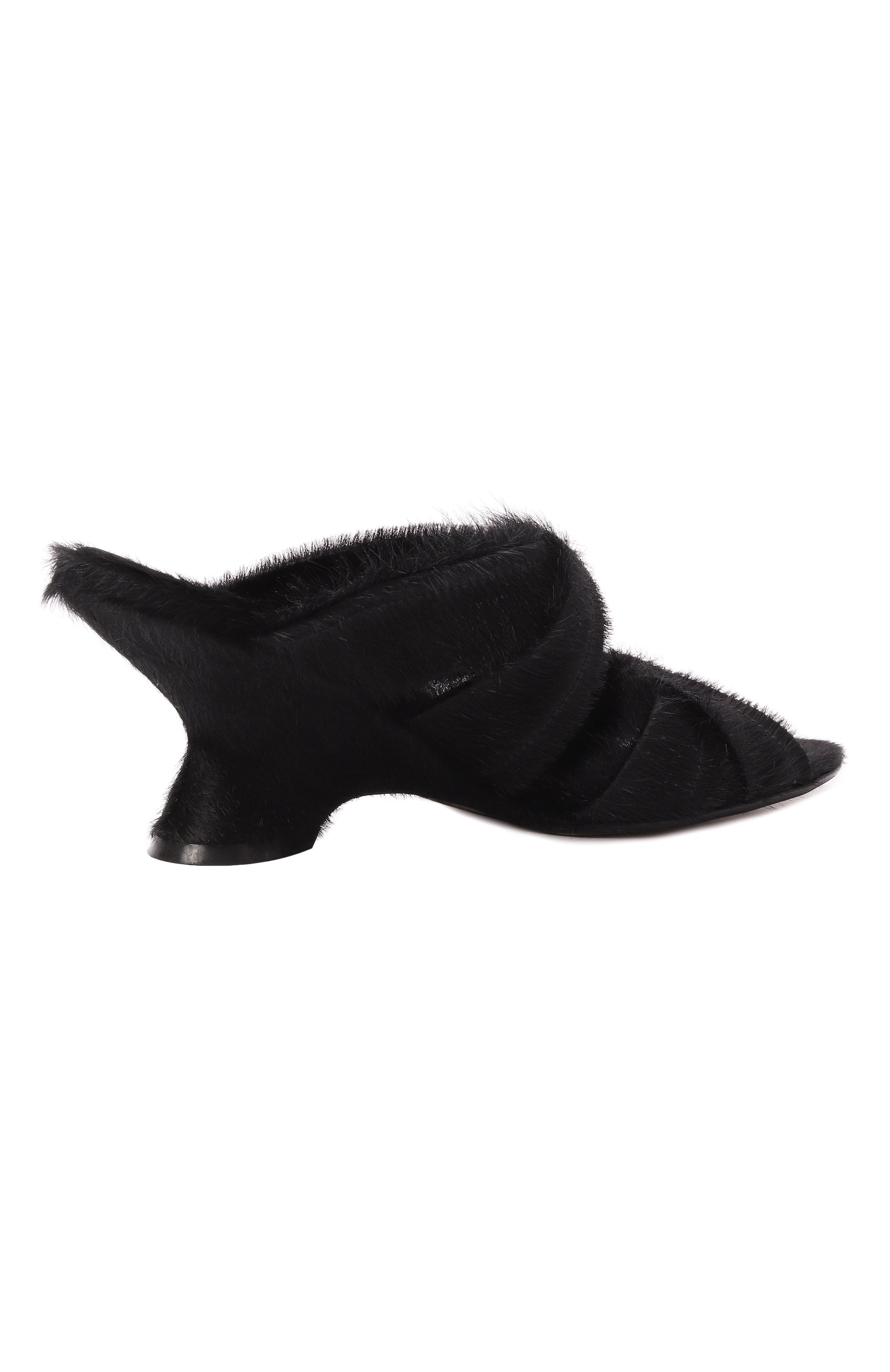 Кожаные мюли DRIES VAN NOTEN черного цвета по цене 99500 руб., арт. 011710-301-900, фото 5 Кожаные мюли DRIES VAN NOTEN, арт. 011710-301-900, фото 5