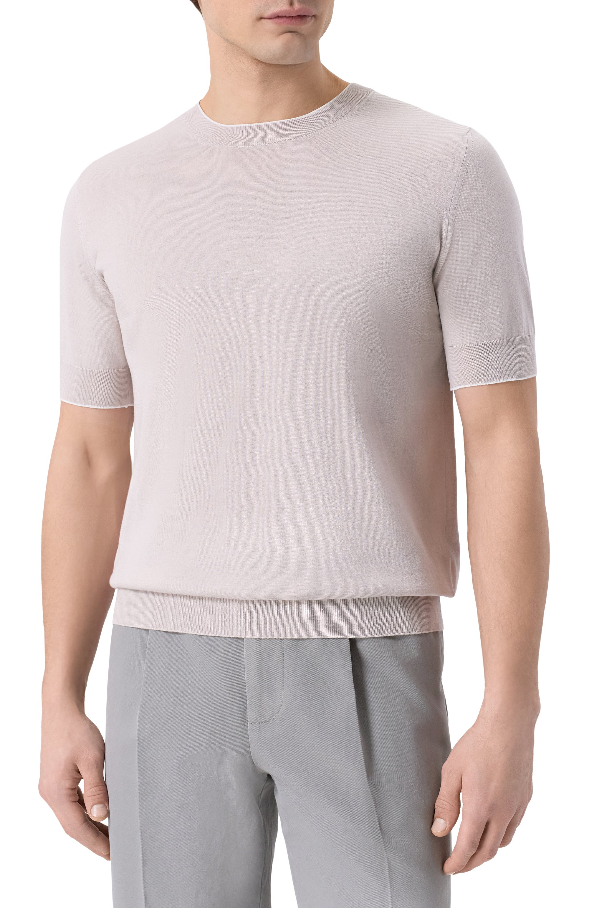 Хлопковый джемпер BRUNELLO CUCINELLI, арт. M29805200,  фото 3