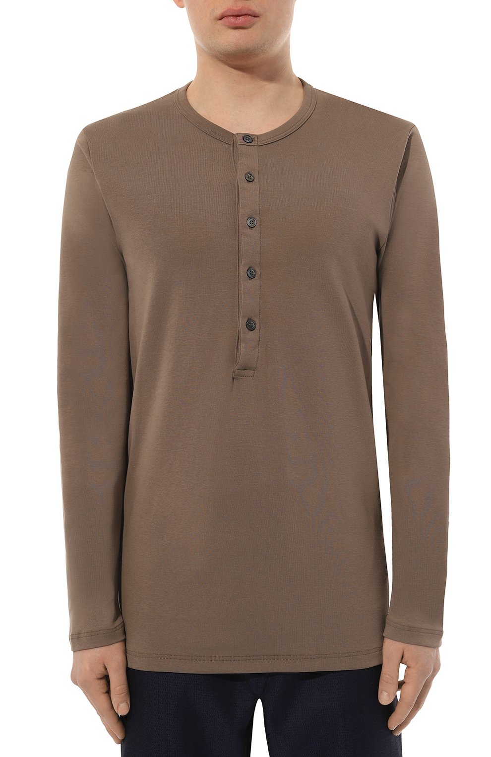 Хлопковый лонгслив-хенли TOM FORD, арт. T4M15104/214, фото 3