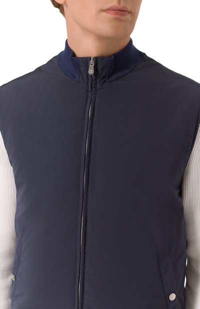 Комбинированный жилет BRUNELLO CUCINELLI, арт. MD4796535P, фото 5