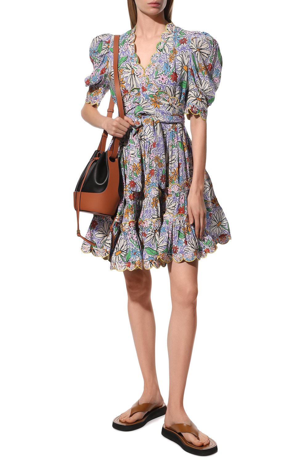 Платье из вискозы CELIAB сиреневого цвета по цене 46300 руб., арт. SS22-CB-D15-B, фото 2 Платье из вискозы CELIAB, арт. SS22-CB-D15-B, фото 2