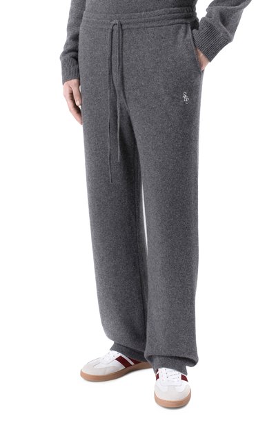 Брюки из кашемира и шерсти SPORTY AND RICH, арт. PA05962302GY04, фото 3