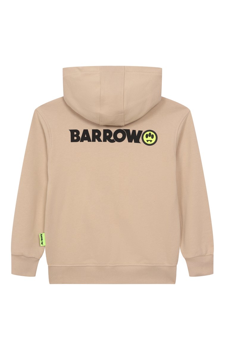 Детский хлопковая толстовка BARROW светло-бежевого цвета, арт. S5BKJUZH077 | Фото 2 (Рукава: Длинные; Материал внешний: Хлопок; Мальчики Кросс-КТ: Толстовка-одежда, Толстовка-спорт; Автоматизация состава: Проставлено; Автоматизация ТО: Проставлено; Ростовка одежда: 6 лет | 116 см, 8 лет | 128 см, 10 - 11 лет | 140 - 146см, 12 лет | 152 см, 13 - 15 лет | 158 см)