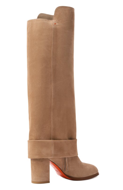 Замшевые сапоги Santoni WSNG71934HI2NIES Бежевый  WSNG71934HI2NIES Фото 5