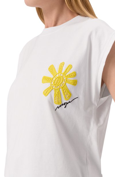 Хлопковая футболка MSGM, арт. 3841MDM147/257002, фото 5