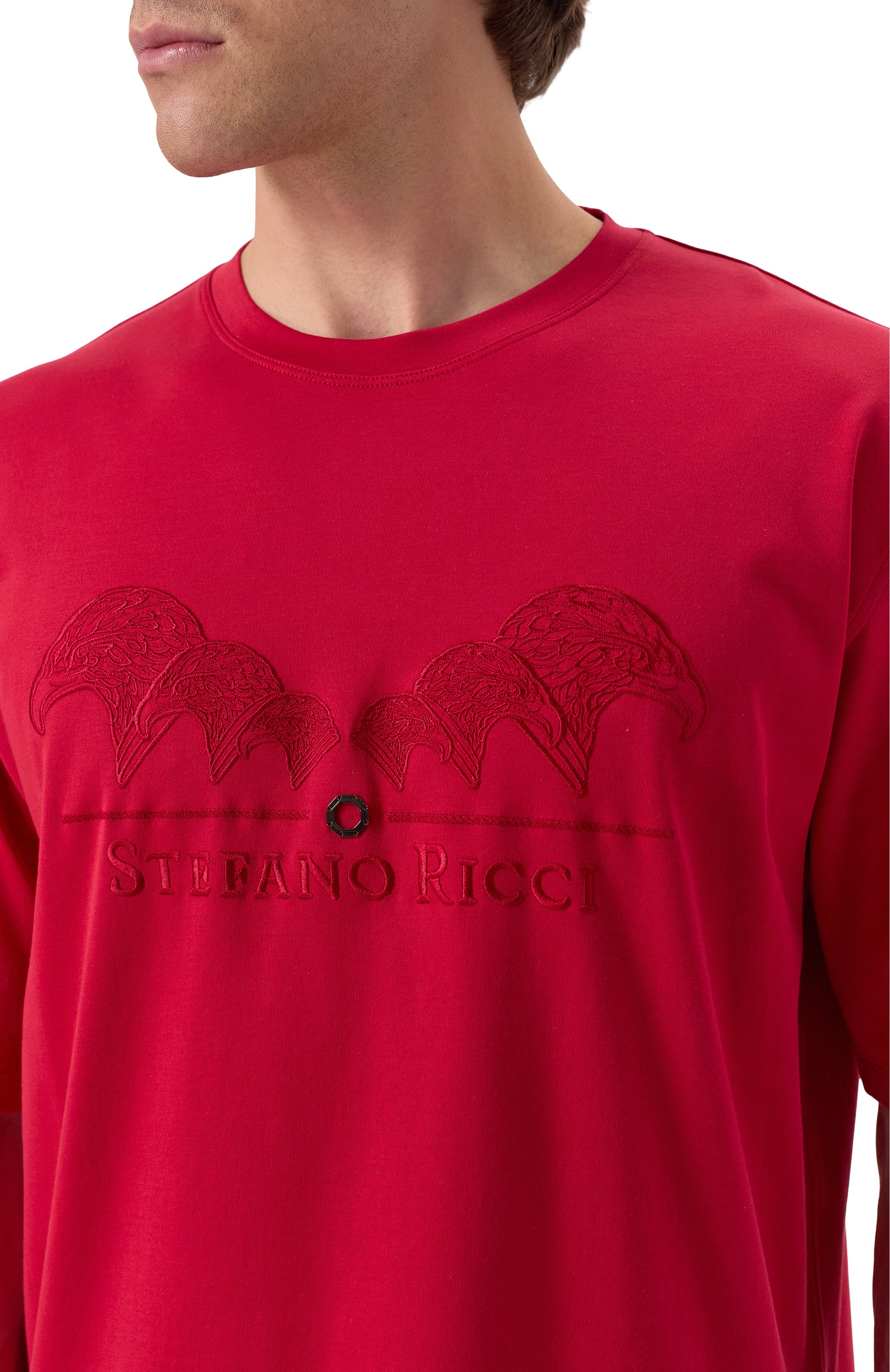 Хлопковая футболка STEFANO RICCI, арт. MNH5103980/LUXT, фото 5