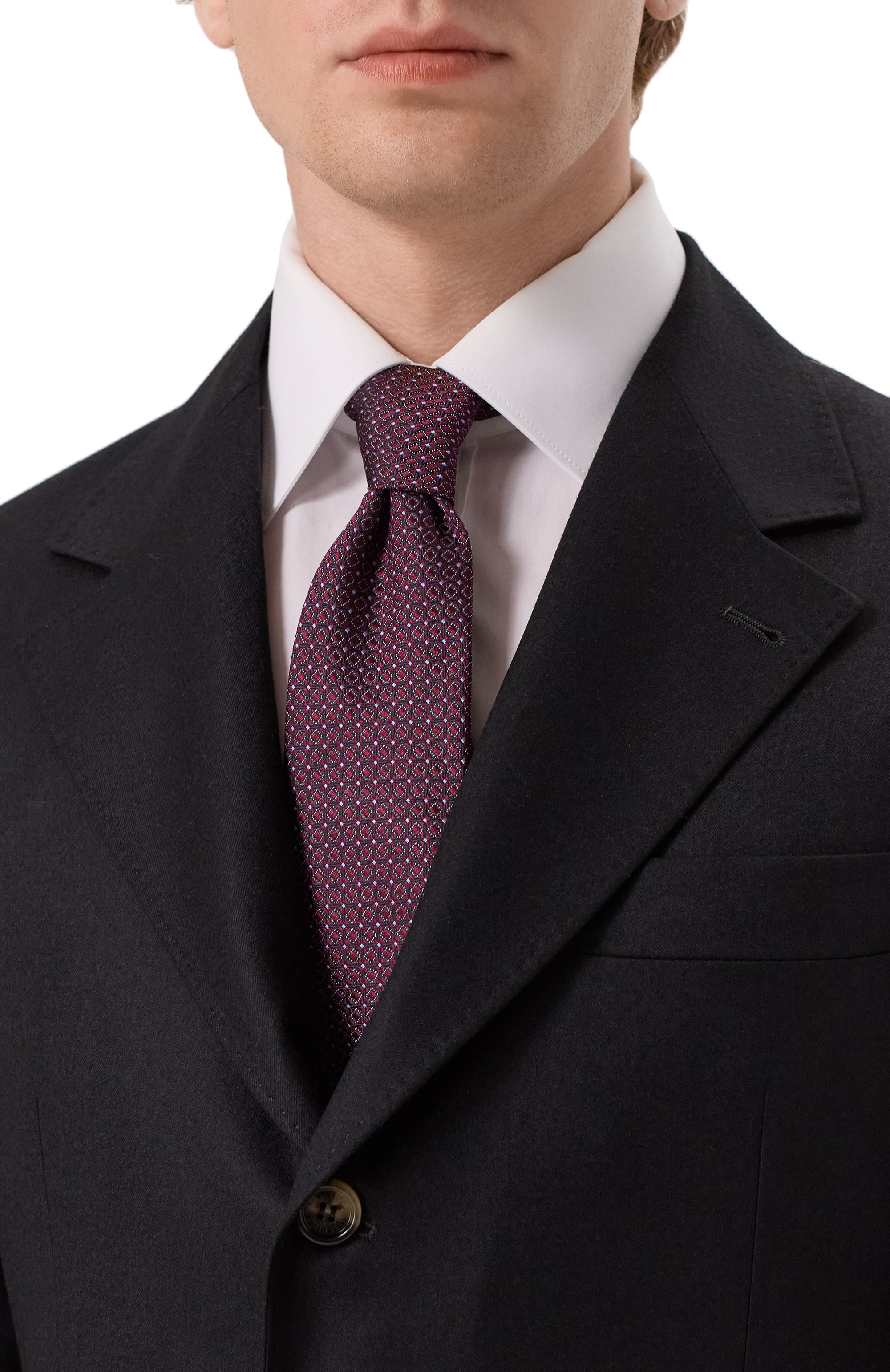 Шелковый галстук CANALI, арт. 18/HJ04403, фото 2