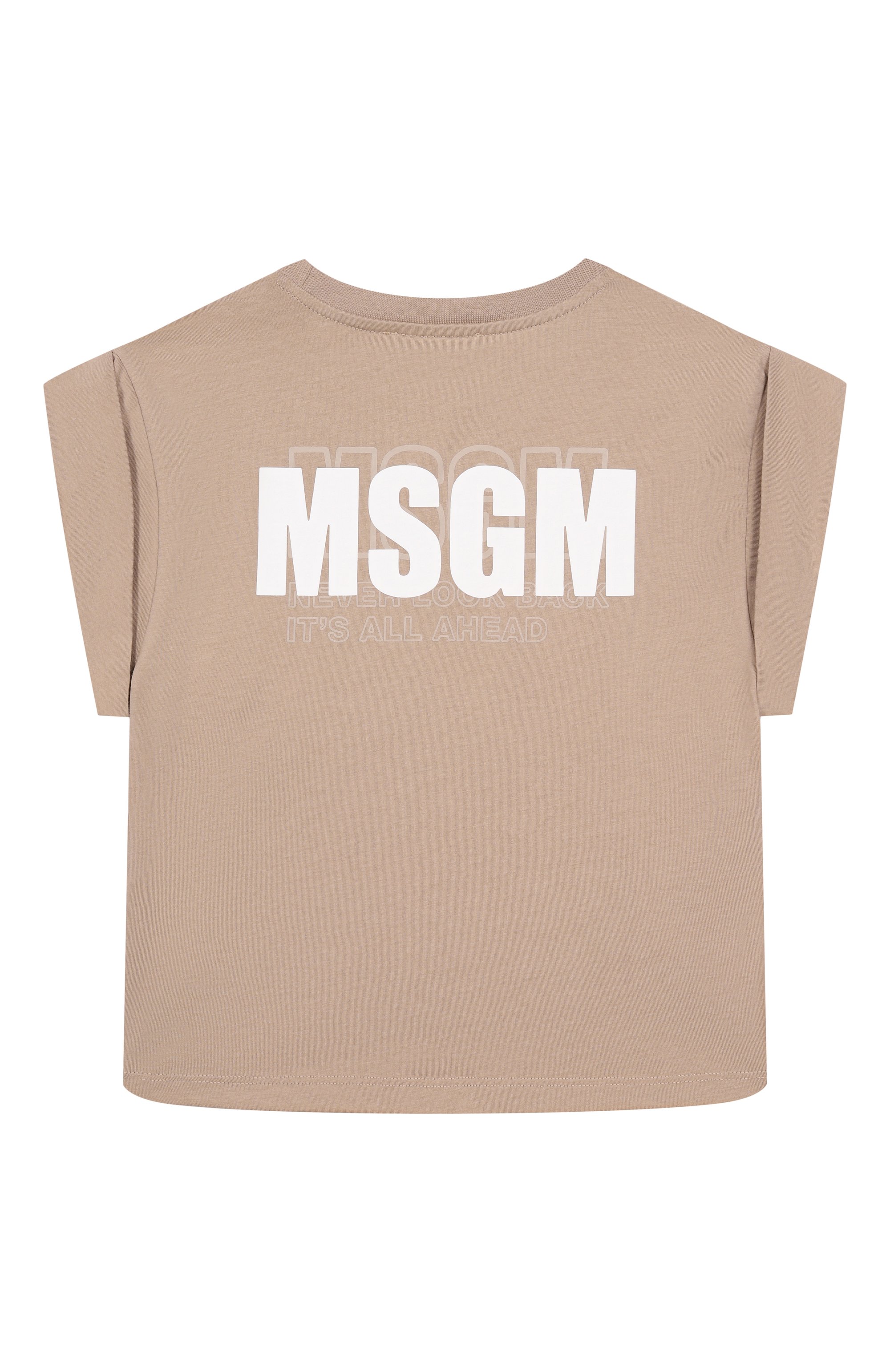 Хлопковая футболка MSGM KIDS, арт. S5MSJGTH083, фото 2
