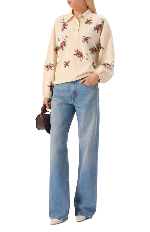 Хлопковое поло Bogner 86216678 Кремовый  86216678 Фото 2