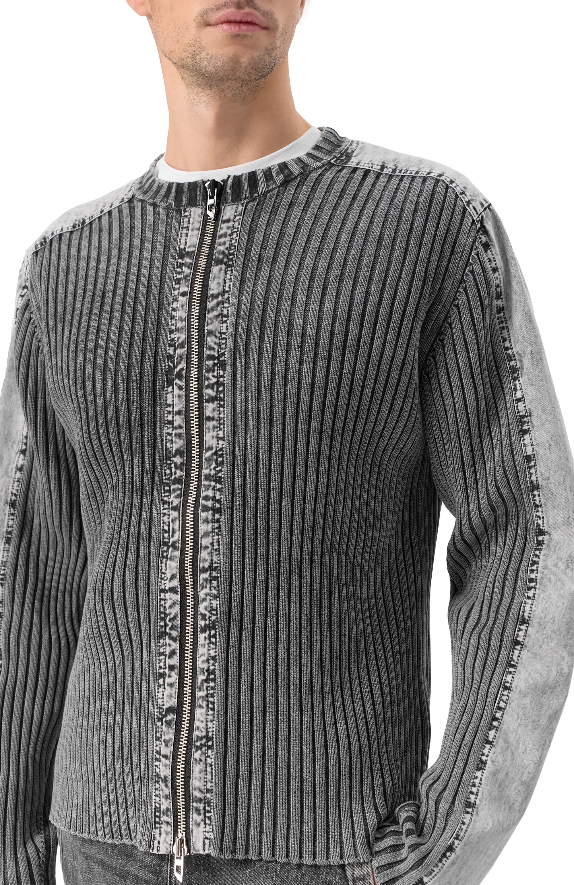 Комбинированный кардиган DIESEL, арт. A17464/0QMAN, фото 5