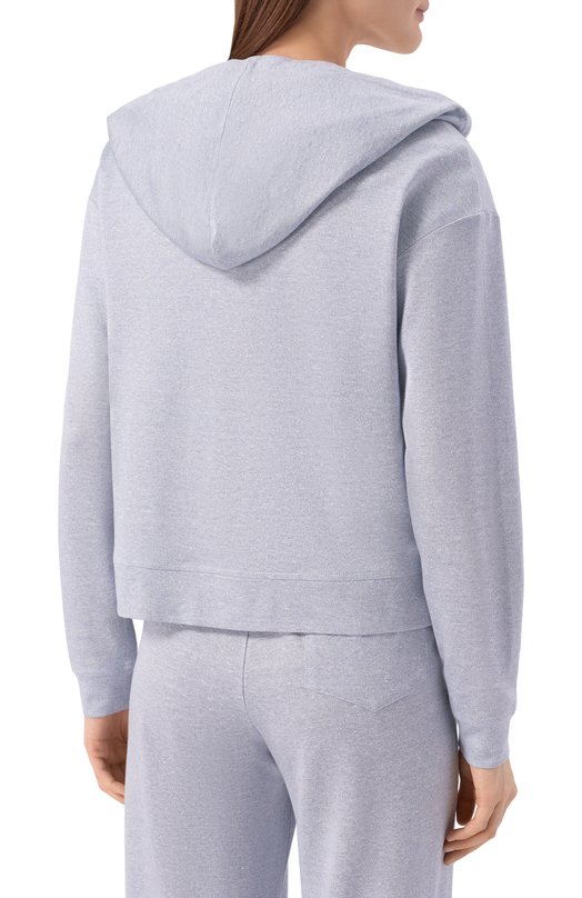 Толстовка из шелка и льна MVST M26.CSW.H401/LIN0LUX 43127 Голубой  M26.CSW.H401/LIN0LUX 43127 Фото 4