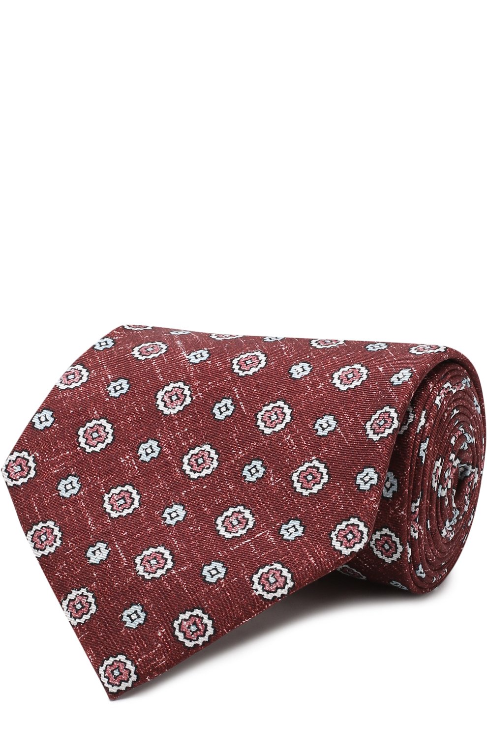 Шелковый галстук с узором BRIONI, арт. 063I00/P7454, фото 1