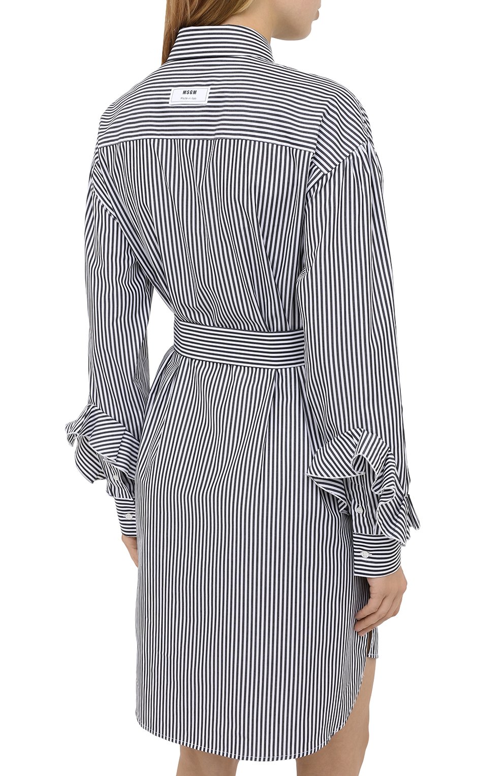 Хлопковое платье MSGM, арт. 2941MDA20AX 207674, фото 4