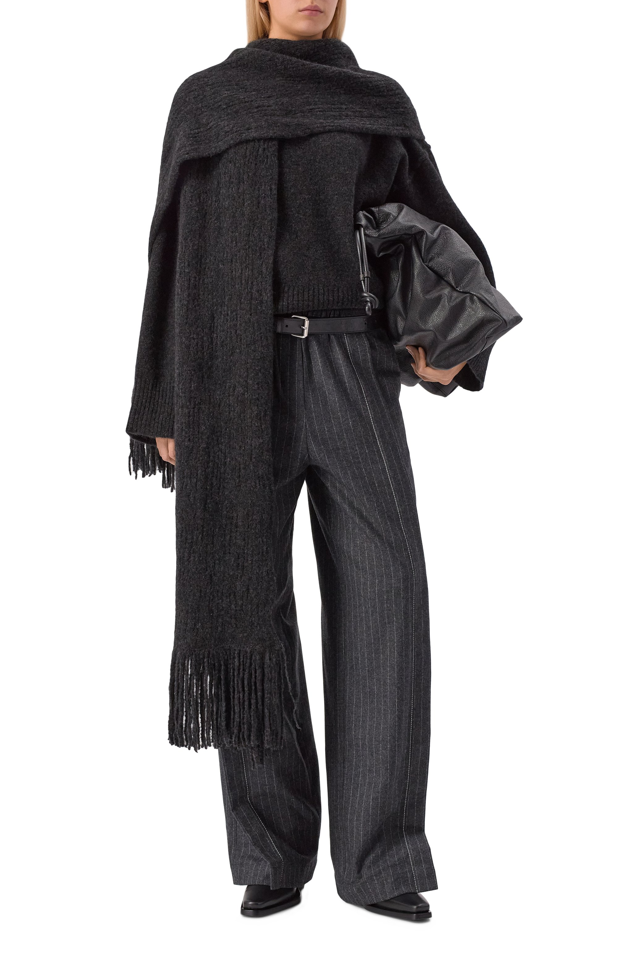 Шерстяной шарф ISABEL BENENATO, арт. DK26F25, фото 2