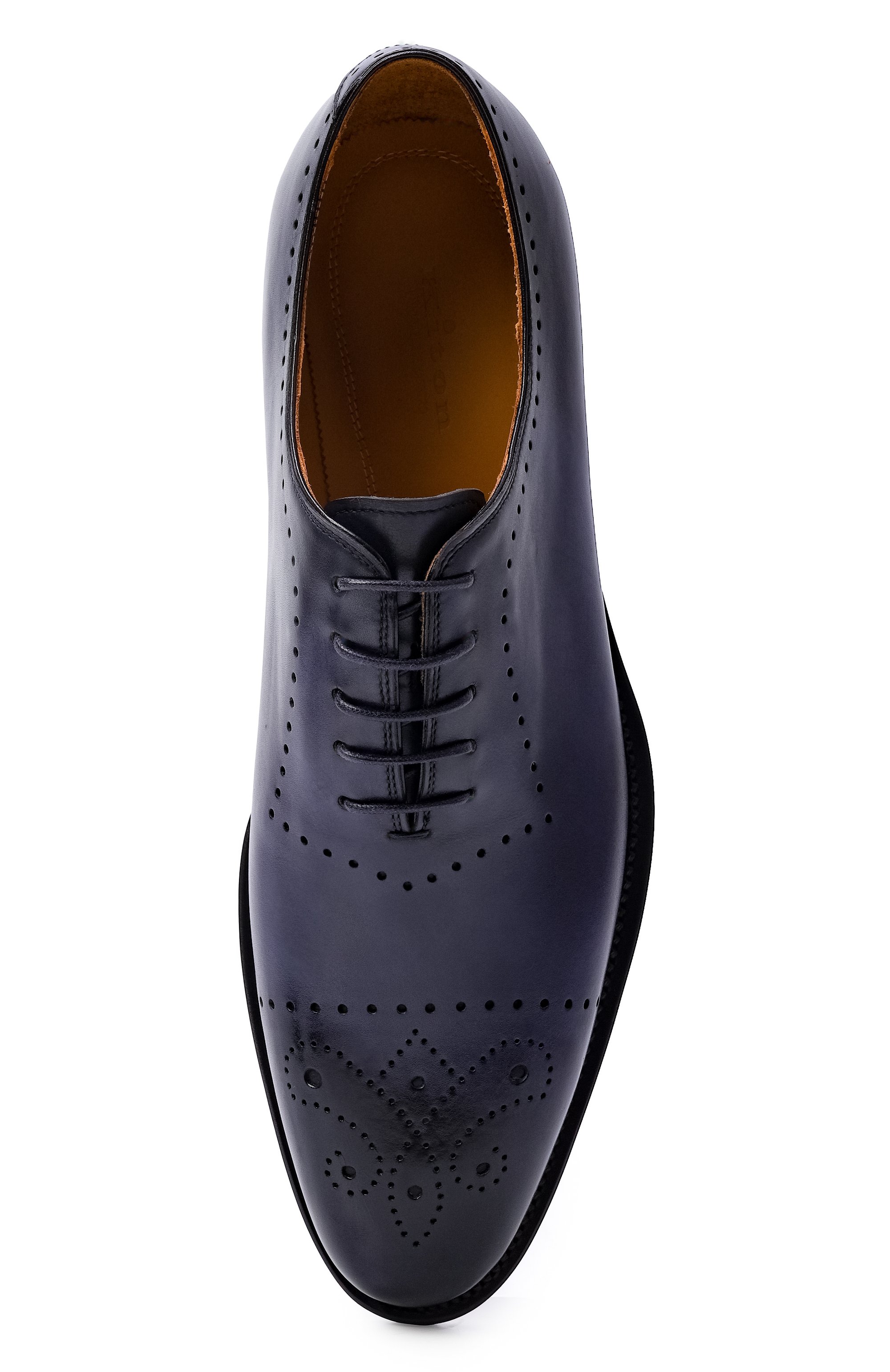 Кожаные оксфорды KITON, арт. USSA090N00100, фото 5
