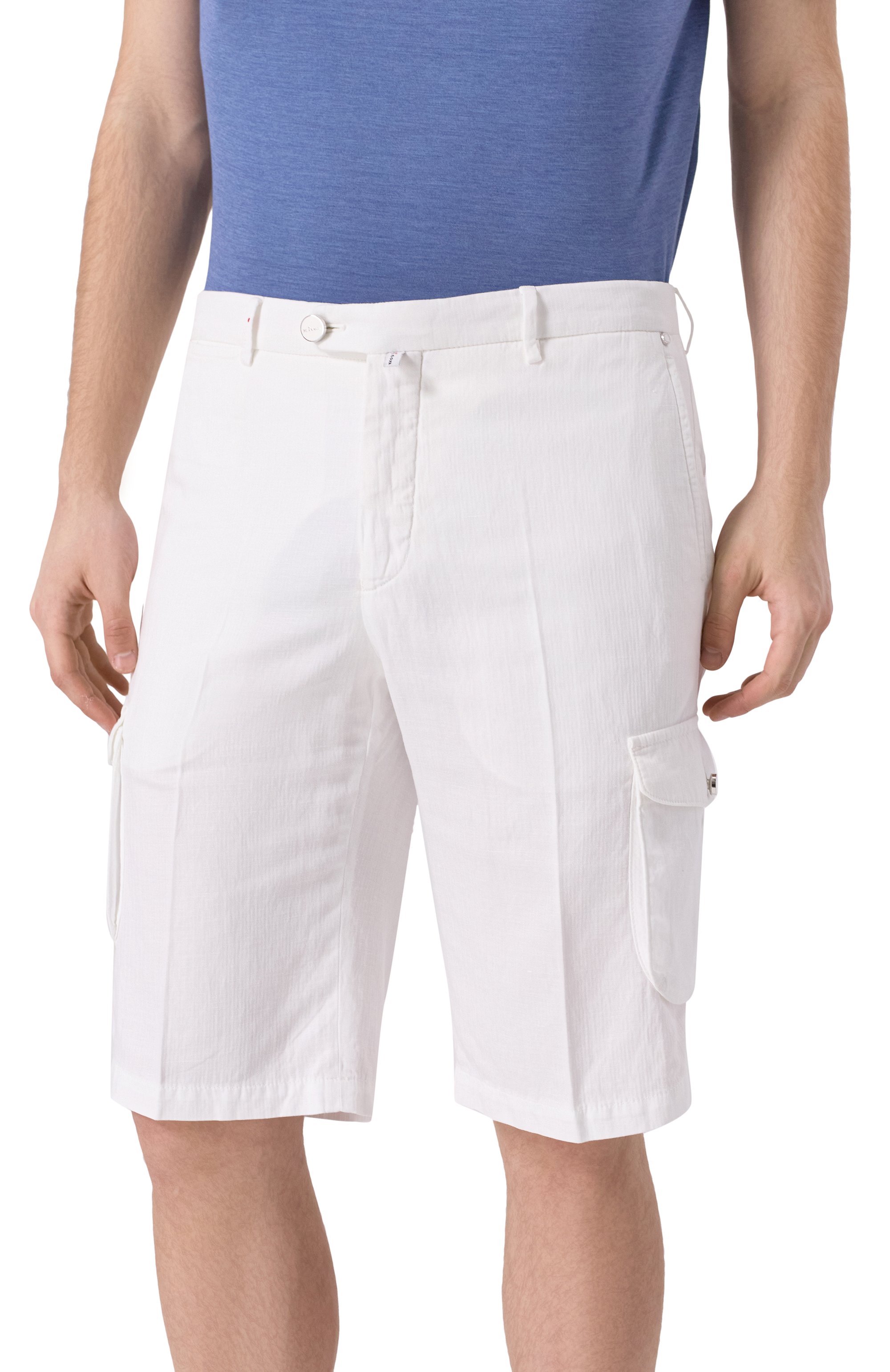 Шорты из лиоцелла и хлопка KITON, арт. UFPPBK0654F17, фото 3