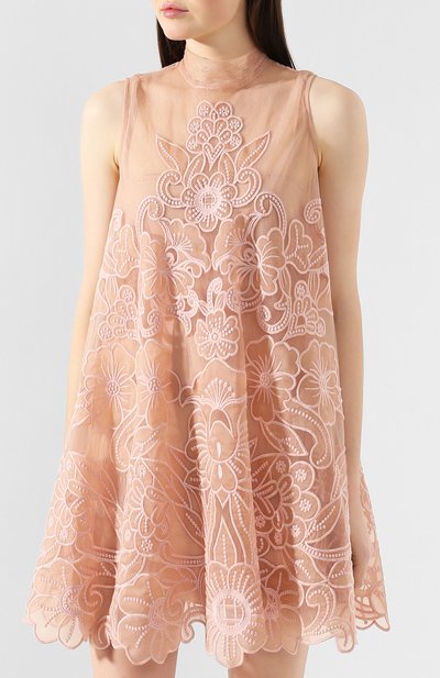 Платье REDVALENTINO розового цвета по цене 78200 руб., арт. TR3VA11L/4T5, фото 3 Платье REDVALENTINO, арт. TR3VA11L/4T5, фото 3