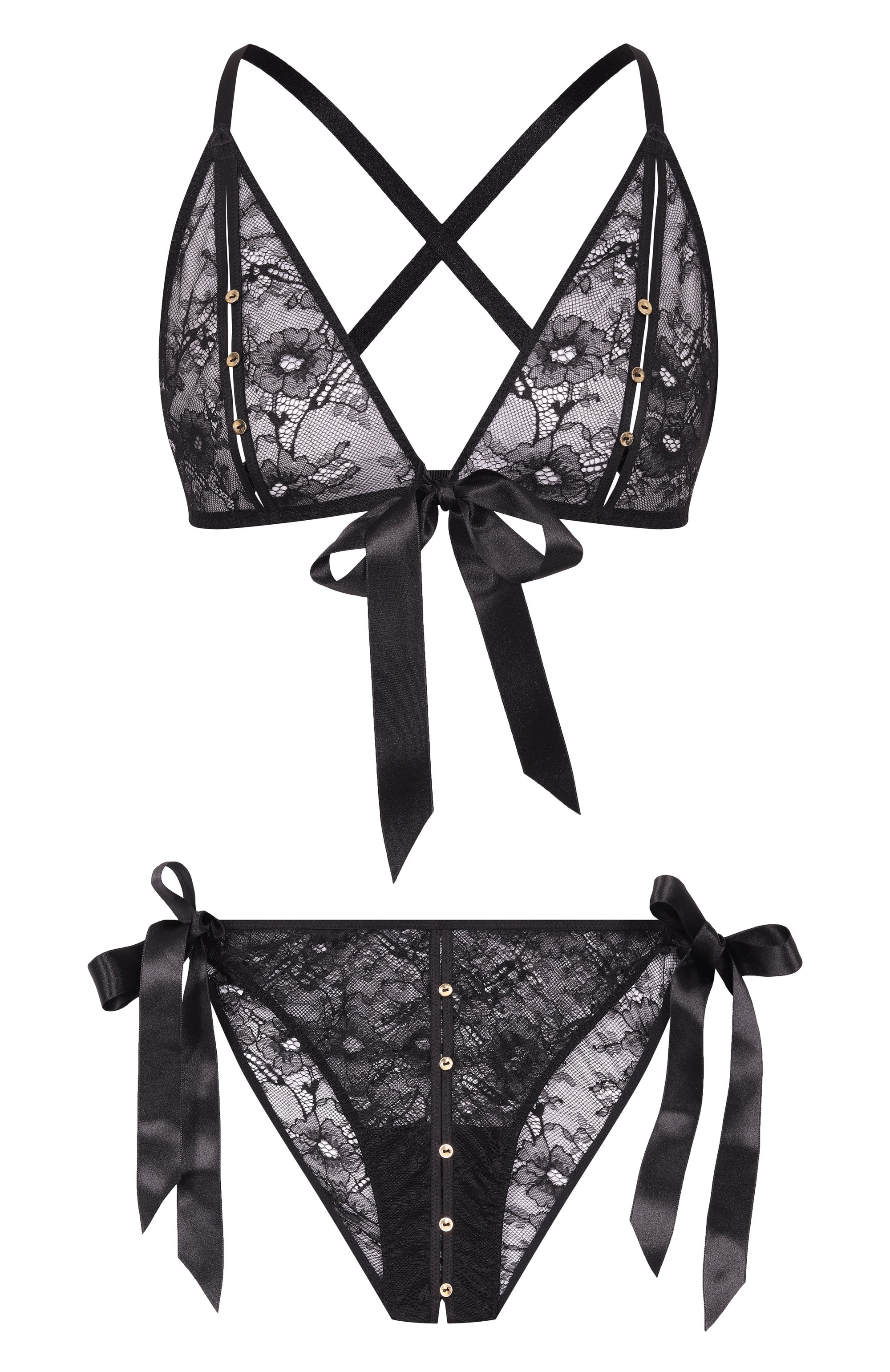 Комплект из бюстгальтера и трусов-слипов AUBADE, арт. P080A-6, фото 1