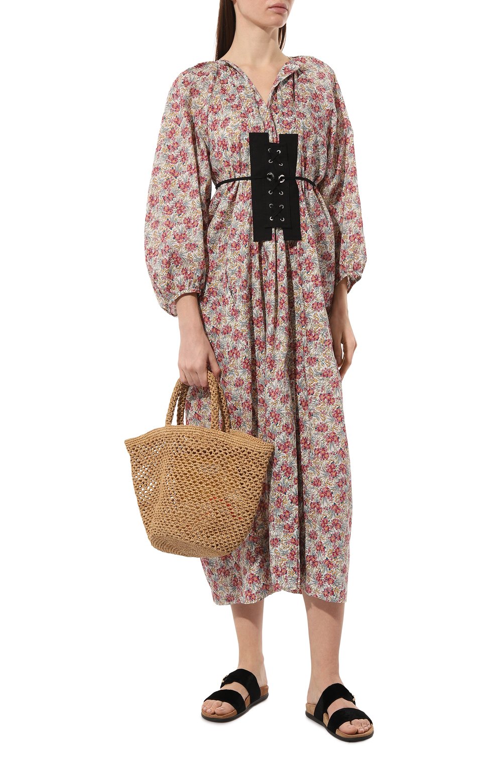 Сумка SANS-ARCIDET темно-бежевого цвета по цене 21550 руб., арт. KAPITY LACY-K/M, фото 7 Сумка SANS-ARCIDET, арт. KAPITY LACY-K/M, фото 7