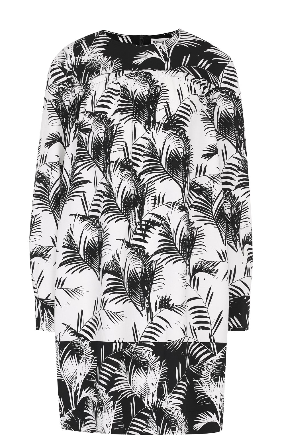 Мини-платье свободного кроя с принтом SONIA RYKIEL, арт. 19422425-30, фото 1