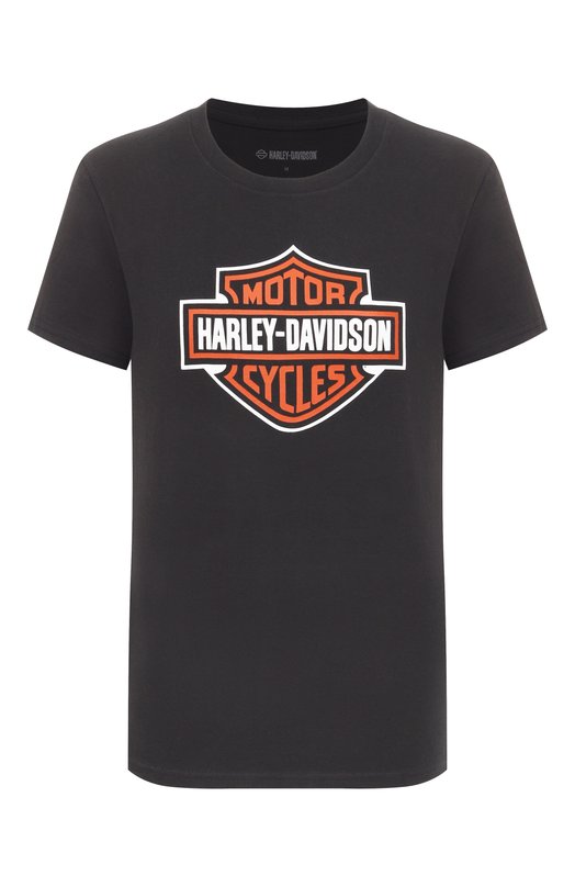 Хлопковая футболка Harley-Davidson 99095-24VW Чёрный 99095-24VW