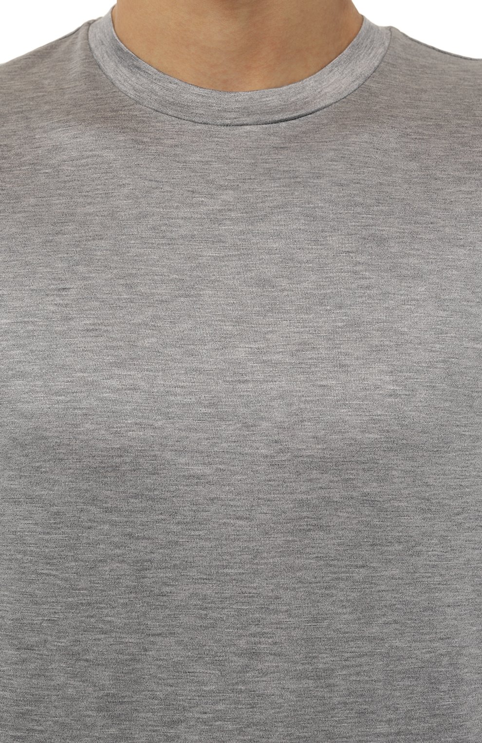 Футболка из шелка и хлопка GIORGIO ARMANI, арт. 3KSM77/SJZHZ, фото 5