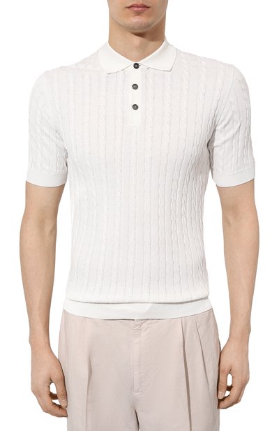 Хлопковое поло ANDREA CAMPAGNA, арт. P24-M7109, фото 3