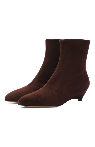 Женс кие замшевые ботильоны arc JIL SANDER, арт. J15WU0115/P7836