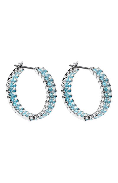 Серьги matrix SWAROVSKI голубого цвета по цене 20950 руб., арт. 5659037, фото 3 Серьги matrix SWAROVSKI, арт. 5659037, фото 3