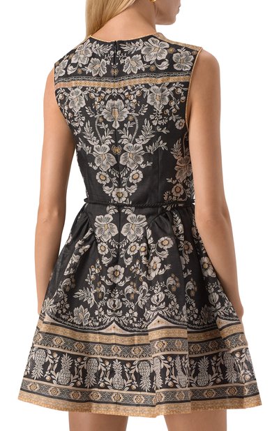 Платье изо льна и шелка ZIMMERMANN, арт. 3475DS253, фото 4