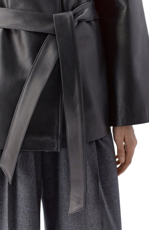 Кожаная куртка Noble&Brulee NB642/130226/1 Чёрный  NB642/130226/1 Фото 5