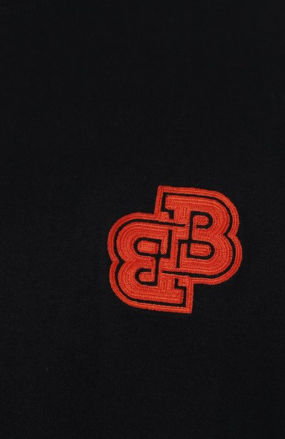 Хлопковая футболка BOSS ORANGE темно-синего цвета по цене 5280 руб., арт. 50483464, фото 5 Хлопковая футболка BOSS ORANGE, арт. 50483464, фото 5