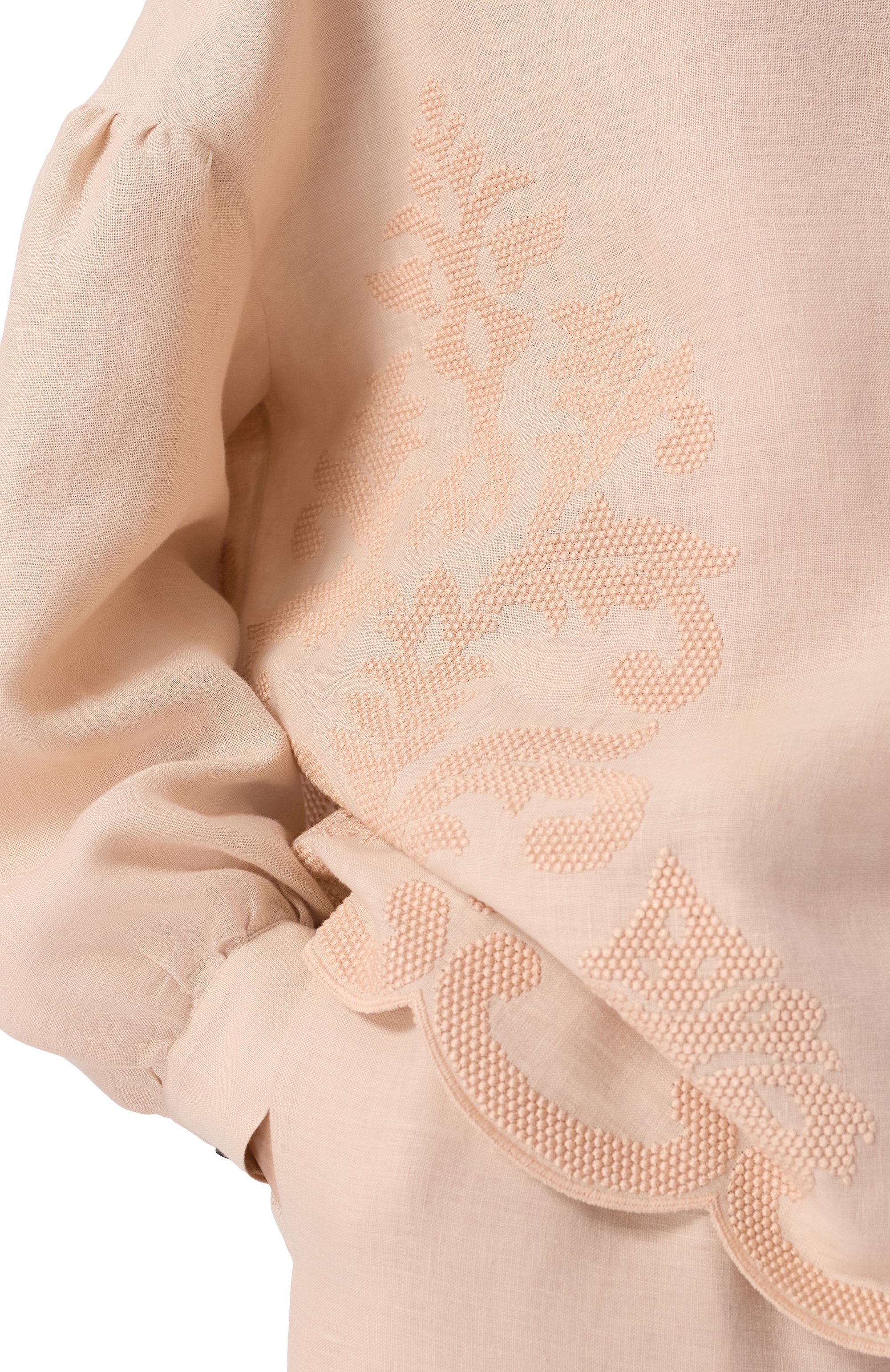 Хлопковая блузка KITON, арт. D61445K0861G, фото 5