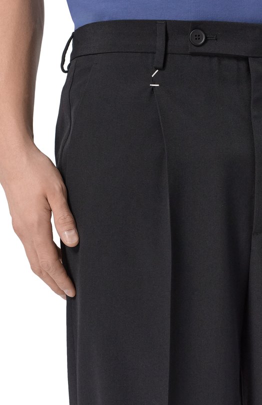 Брюки MM6 SH0KA0067/M35436 Чёрный  SH0KA0067/M35436 Фото 5