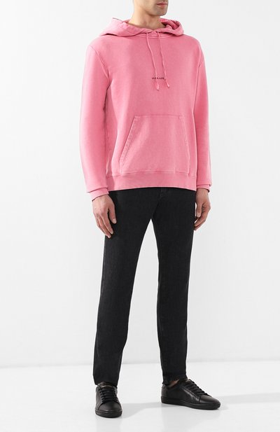 Хлопковое худи SAINT LAURENT, арт. 557555/YB2YE, фото 2