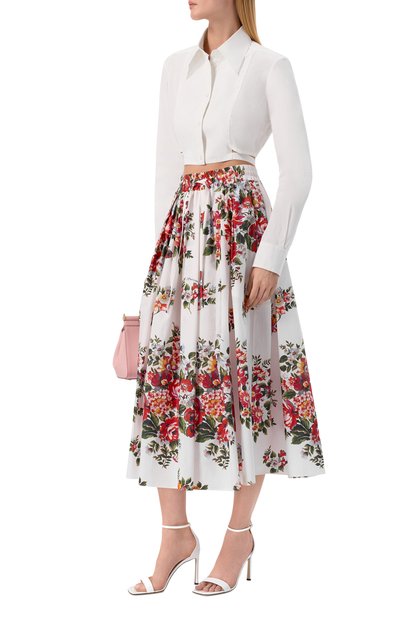 Хлопковая юбка DOLCE & GABBANA, арт. F4DC7T/HS5UU, фото 2