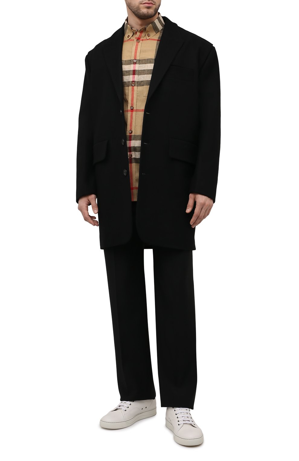 Льняная рубашка BURBERRY, арт. 8051073, фото 2