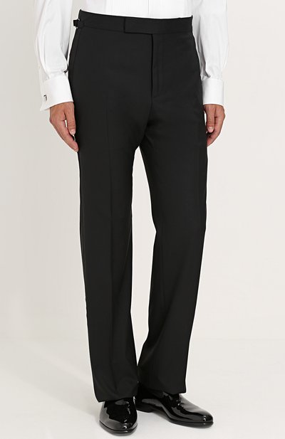 Шерстяной приталенный смокинг TOM FORD, арт. 222R12/21RP4L, фото 4