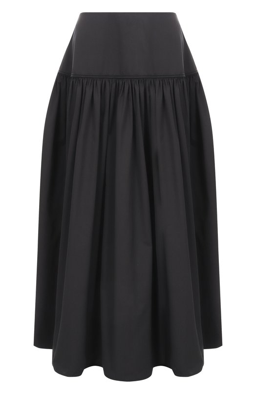 Хлопковая юбка Alaia AA9J2336T611B Чёрный AA9J2336T611B